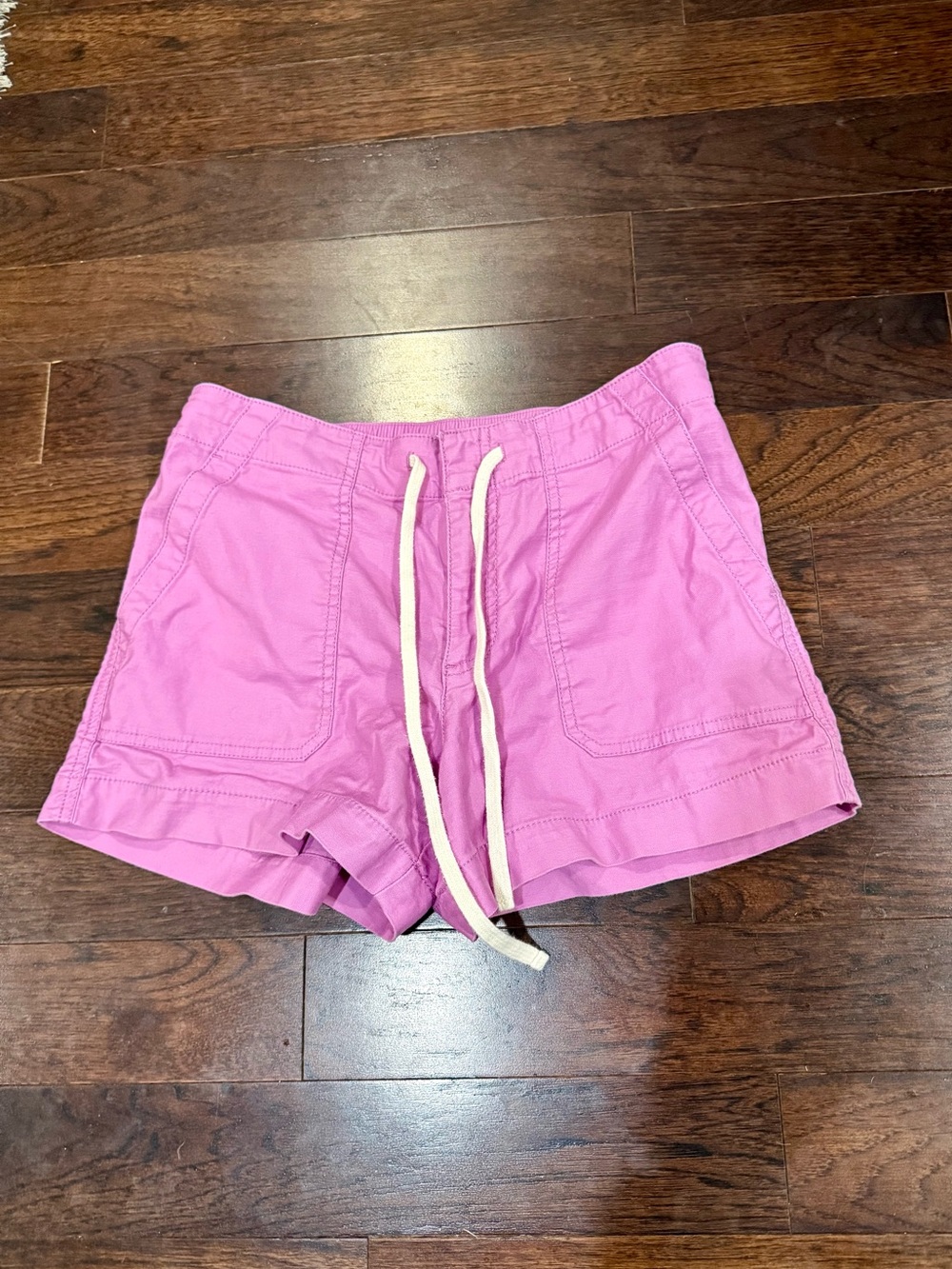 Loft pink drawstring shorts 6